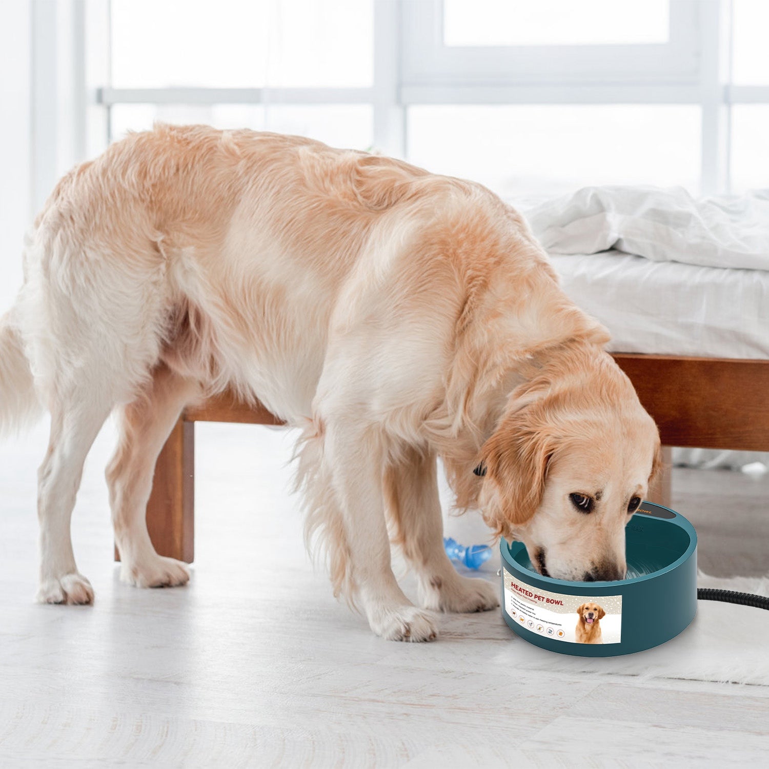 Thermal Dish Heated Water Pet Bowl