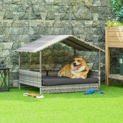 Outdoor Dog Bed House With Canopy