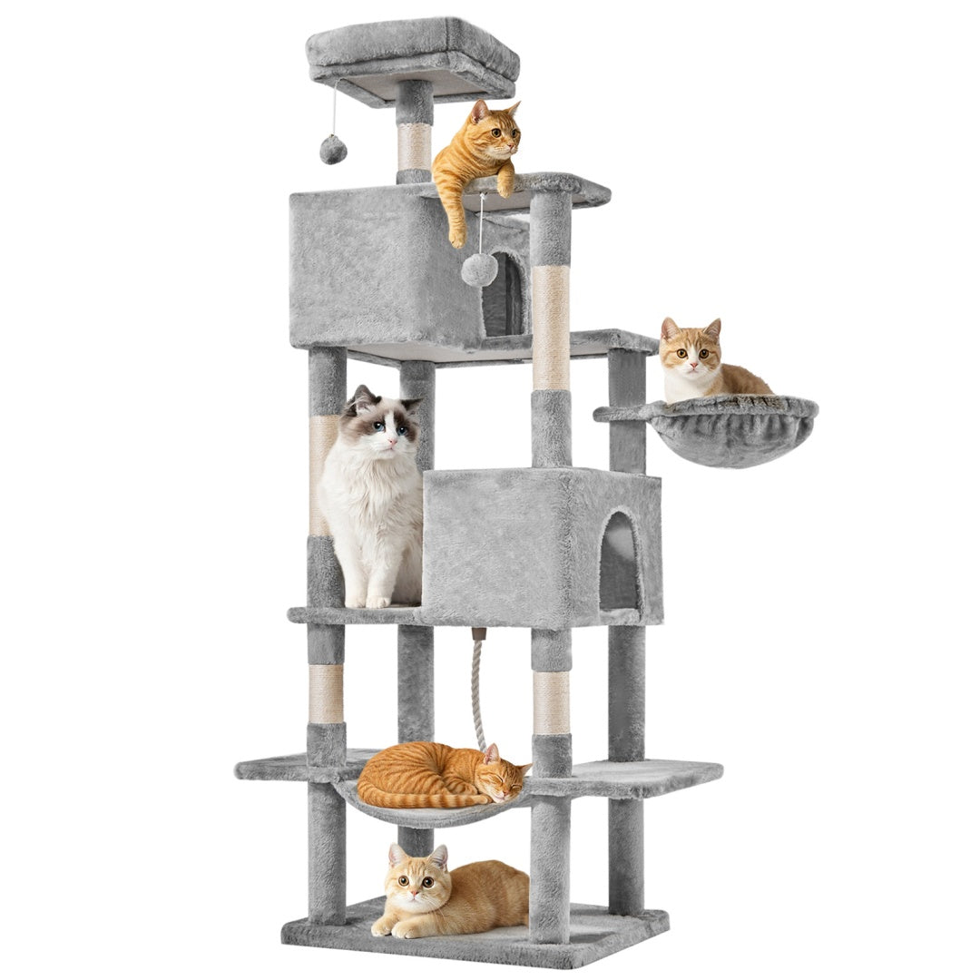Cat Condo Tower with Hammock