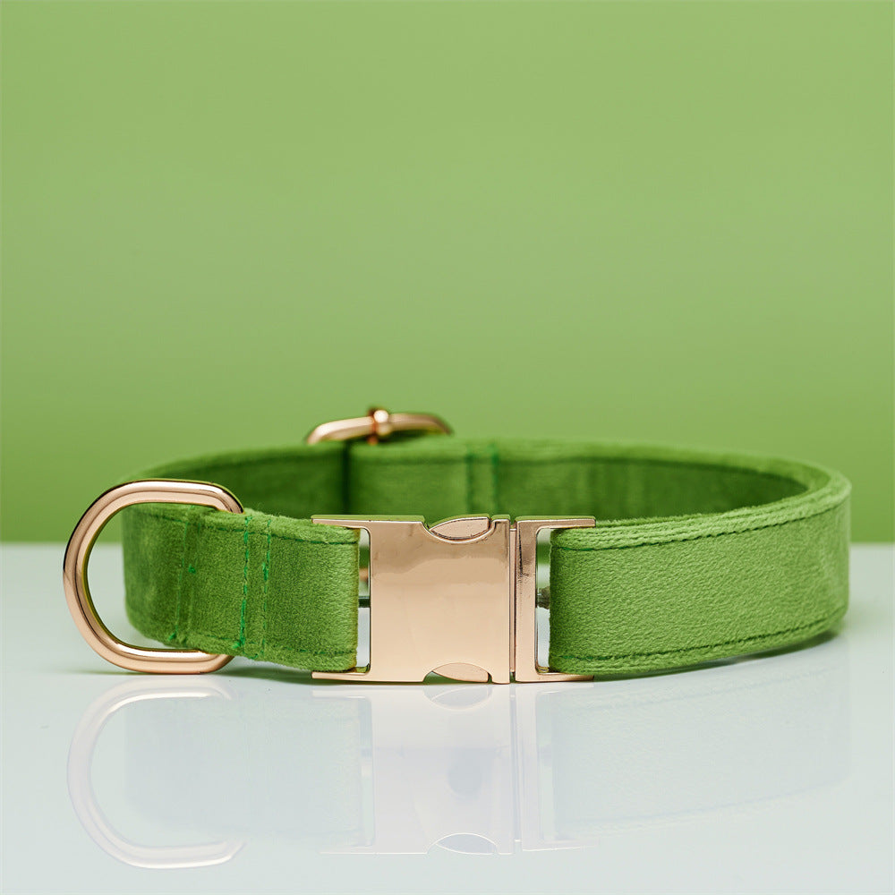 Personalized Adjustable Velvet Dog Collar
