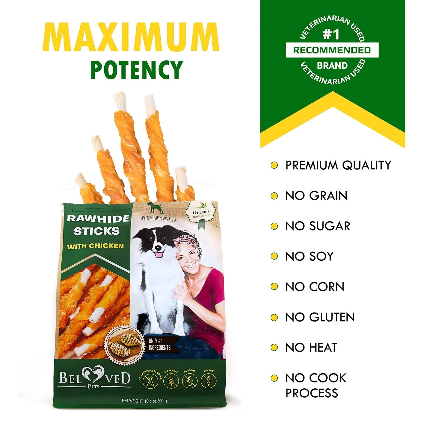 Dog Chicken Wrap Chew Treats