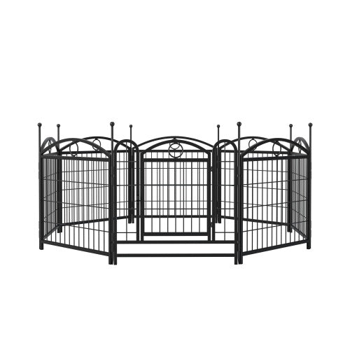 24 Inch 8 Panel Metal Dog Playpen