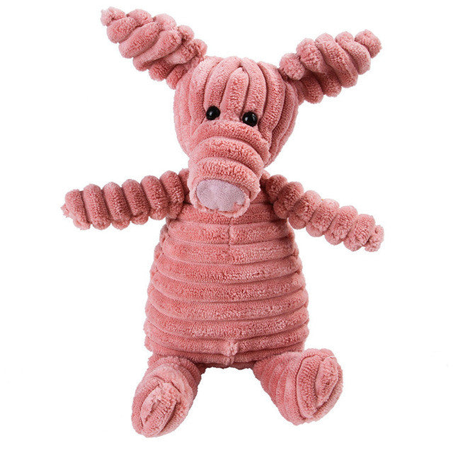 Animal Plush Squeaky Dog Toy