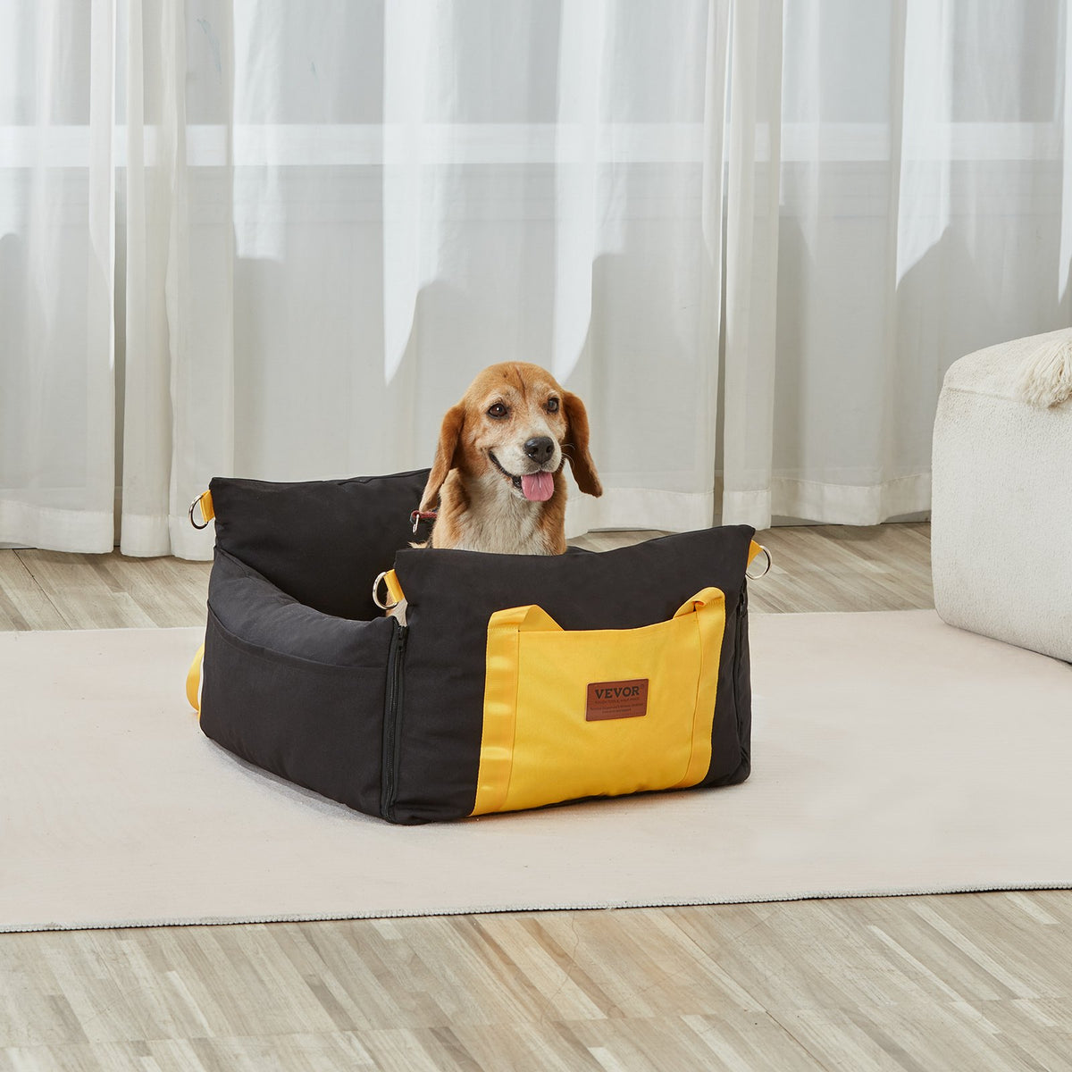 Pet Car Seat for Small Dogs Up to 25 lbs