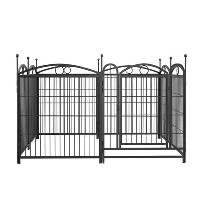 32 Inch 8 Panel Metal Dog Fence