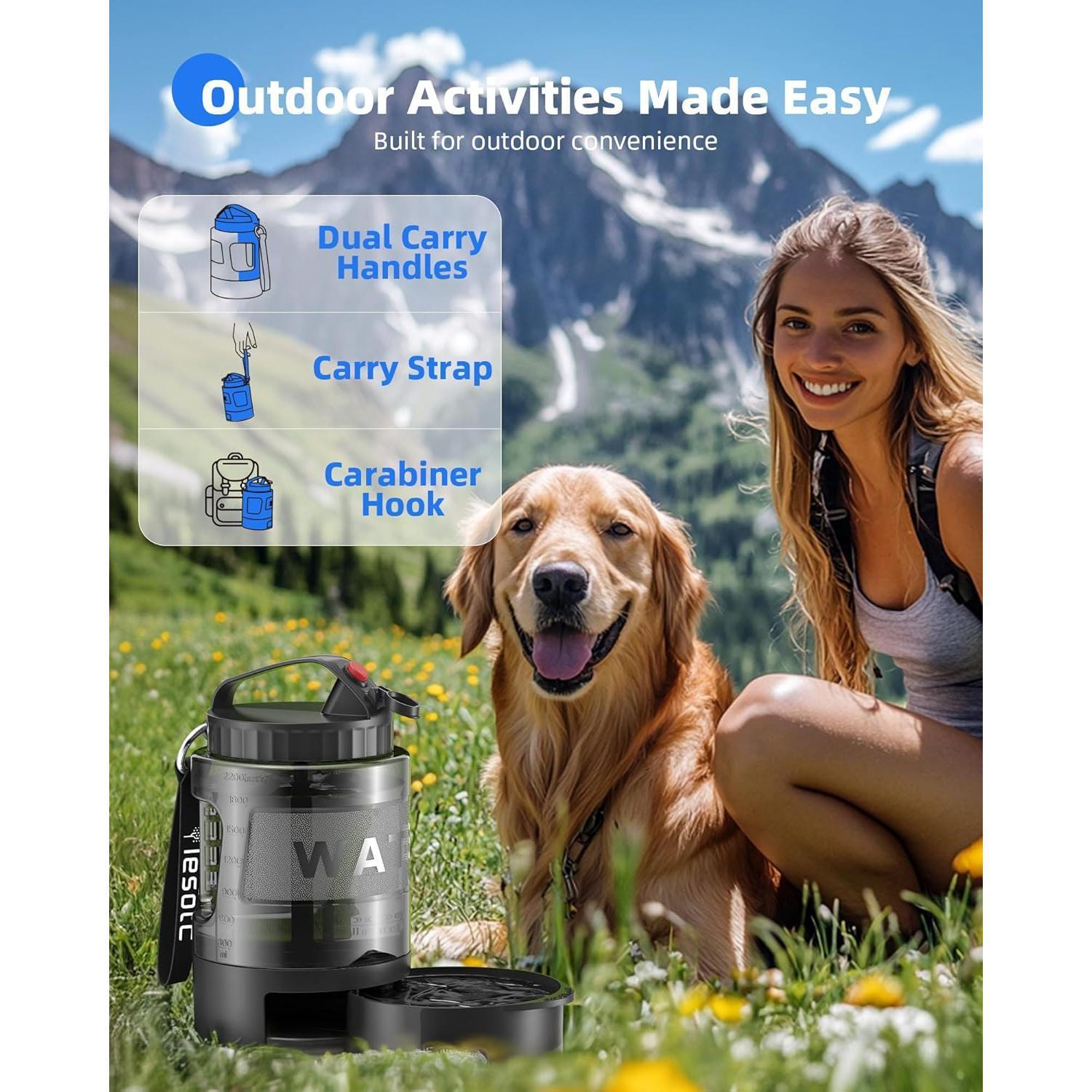 Portable Pull-Out Water Bowl for Dogs
