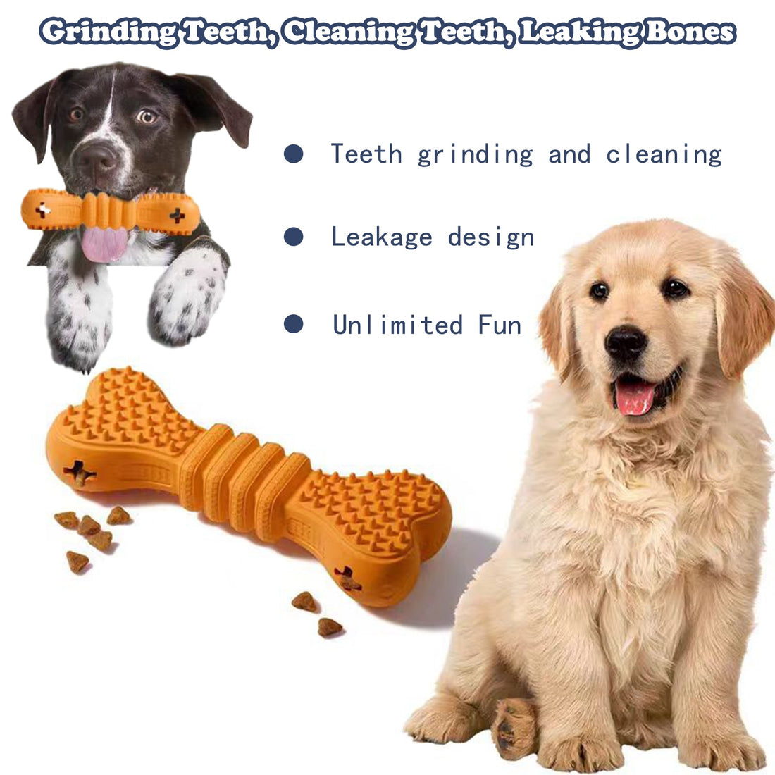 Rubber Dental Chew Toy for Dogs