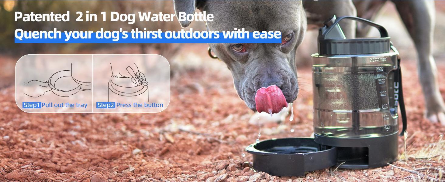 Portable Pull-Out Water Bowl for Dogs