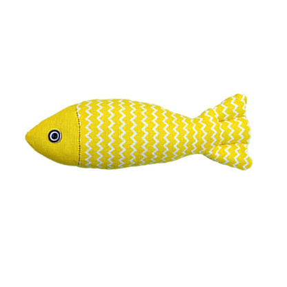 Catnip Fish Shaped Chew Toy