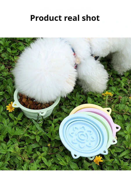 3-in-1 Pet Travel Collapsible Bowl