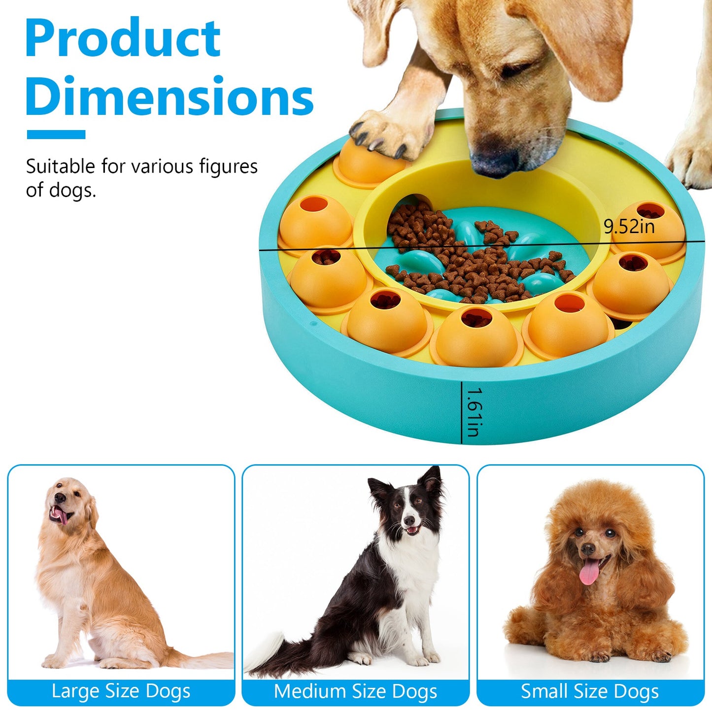 Dog Puzzle Slow Food Feeder